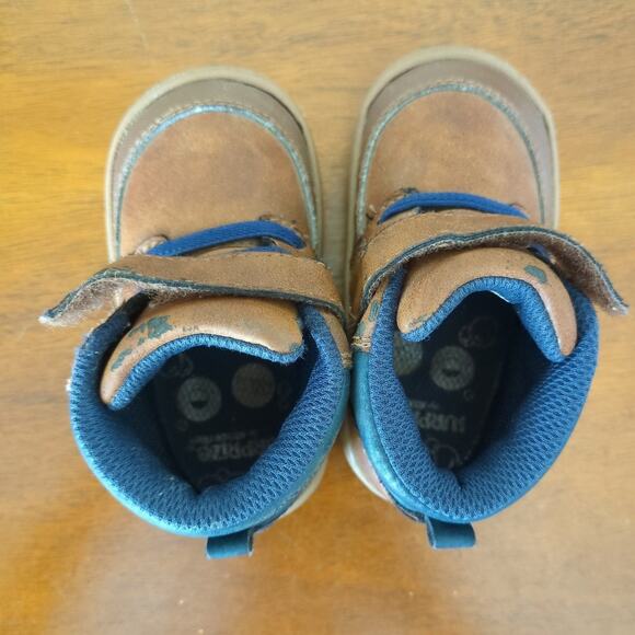 Baby Boys' Surprize by Stride Rite Branly Boots - Brown toddler size 4 medium - Picture 5 of 9